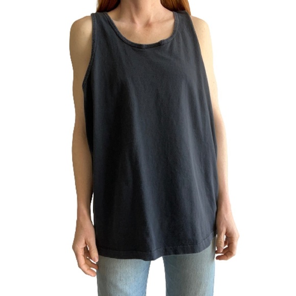 Designer Womens Folt Blank Cotton Tank Top Size Small - Picture 3 of 4